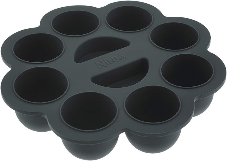 Ninja Black Silicone Mini Mold for Cupcakes and Muffins [4382J300EUUK]