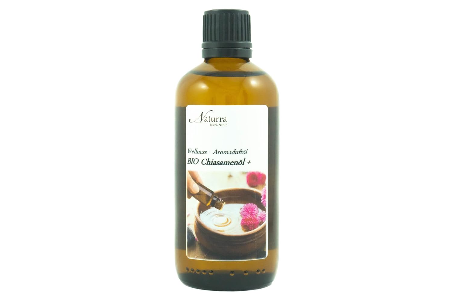 Naturra Zingiber Officinale Organic Chia Oil 100 ml Cold Pressed Native with Organic Ginger Oil Essential Oil Wellness Oil Body Oil Aromatherapy Natural Cosmetics of Your Choice