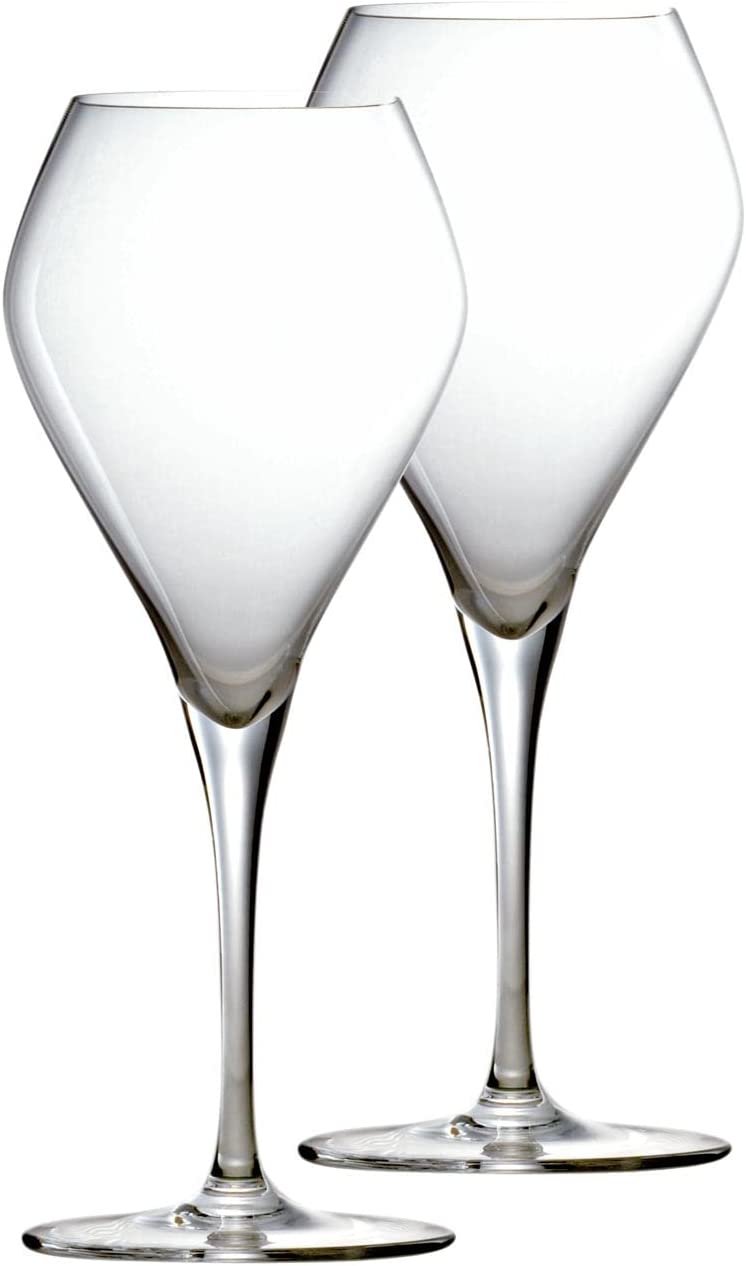 Stölzle Lausitz Sweet Wine Goblet Q1 320 ml Set of 2 Wine Glasses Handmade and Mouth-Blown Hand Wash Recommended Highest Quality