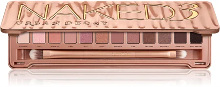 Urban Decay Naked3 eyeshadow palette with brush