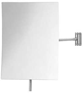 Vista Cosmetics Mirror With Wall Mount Steel Chro. (Pack Of 1)