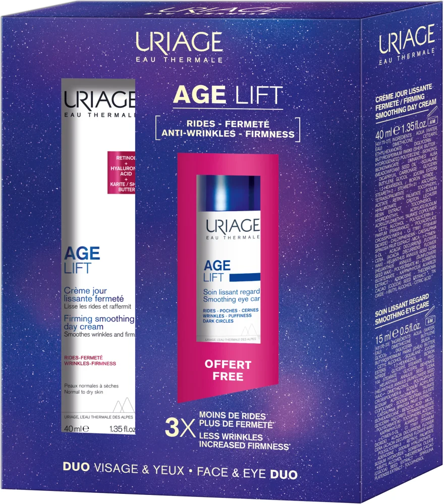 Uriage Age Lift Face & Eye Duo Gift Set (against wrinkles)