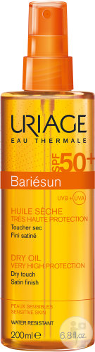 Uriage Bariésun Dry Oil SPF50+ Very High Protection Sensitive Skin Spray 200ml