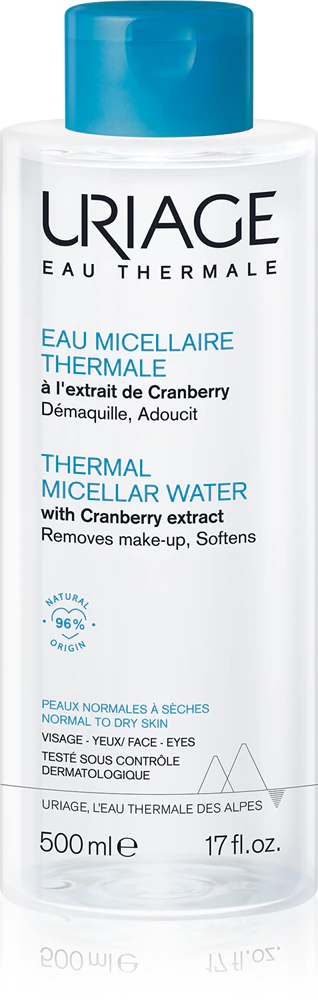 Uriage Hygiène Thermal Micellar Water - Normal to Dry Skin Micellar cleansing water for normal and dry skin