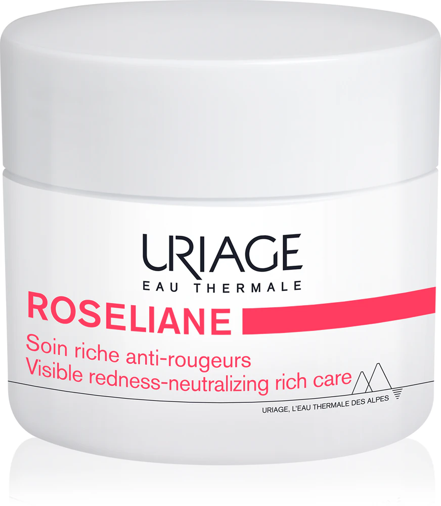 Uriage Roséliane Visible Redness-Neutralizing Rich Care the soothing cream against skin redness