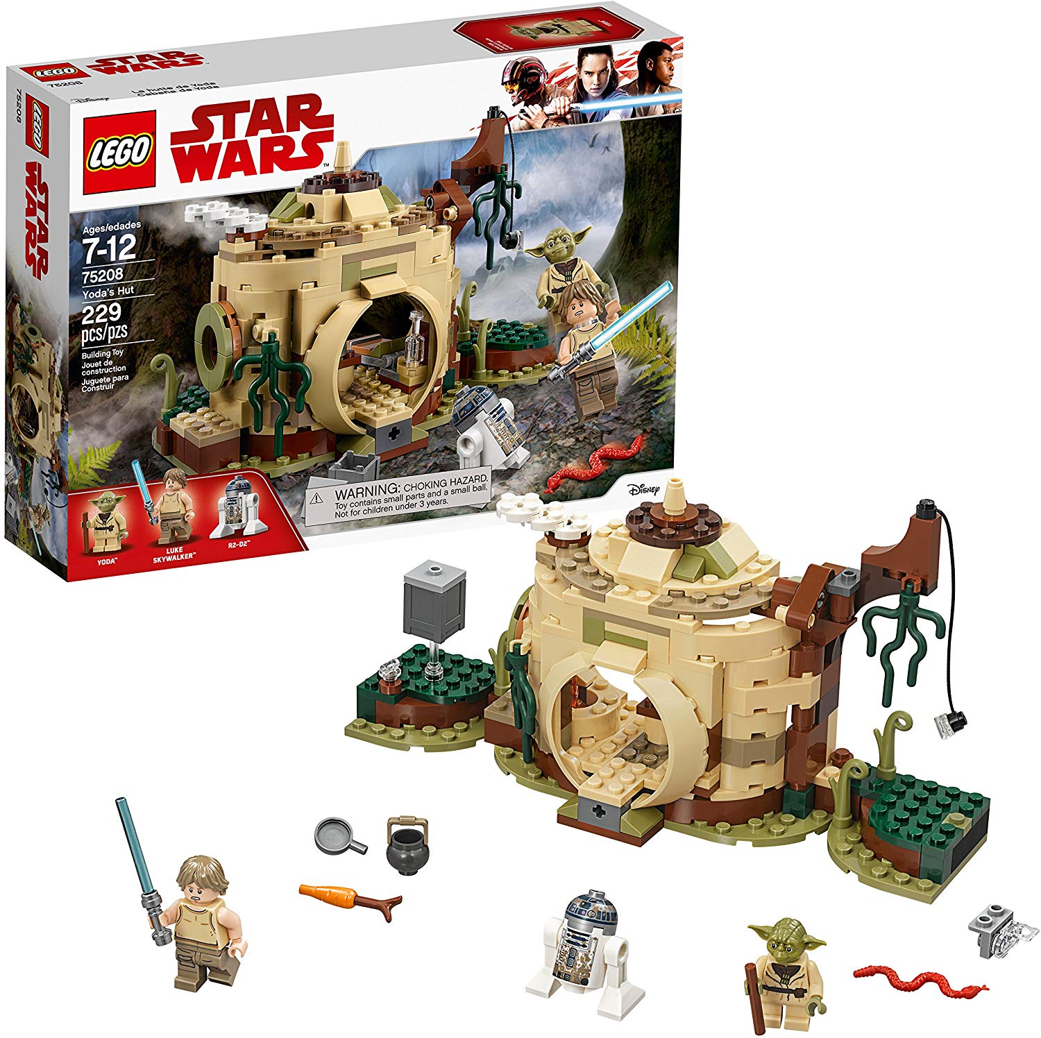 LEGO Star Wars: The Empire Strikes Back Yoda's Hut 75208 Buildin g Kit (1 P