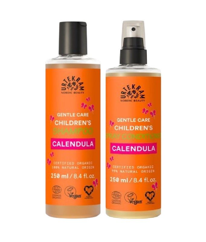 Urtekram Hair Shampoo and Conditioner Set Children for mild care