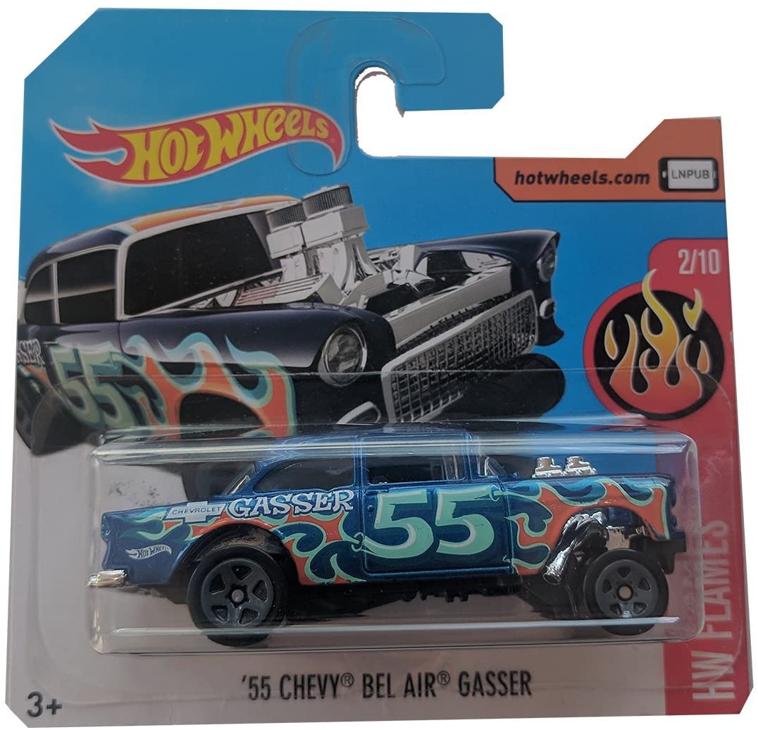Hot Wheels – 55 Chevy Bel Air Gasser Azul
