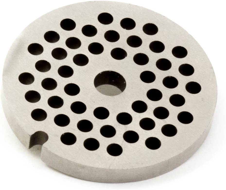 A.J.S. Unger Enterprise Perforated Disc for Mincer No. 5 / Diameter 4 mm Mesh Wolf Disc Replacement Plate Size 5/4 mm Perforated Disc Set Food Processor