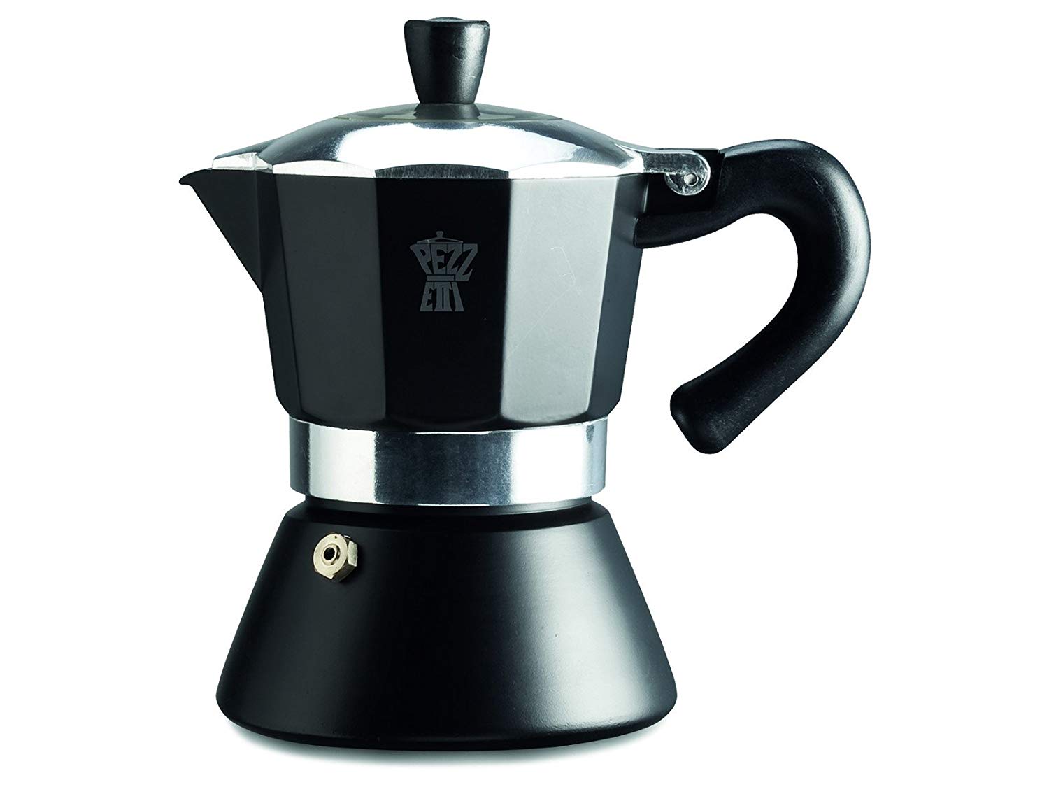 Pezzetti 1359 V Nera Bell Black Enamelled Aluminium 6 Cup Express Coffee Ma