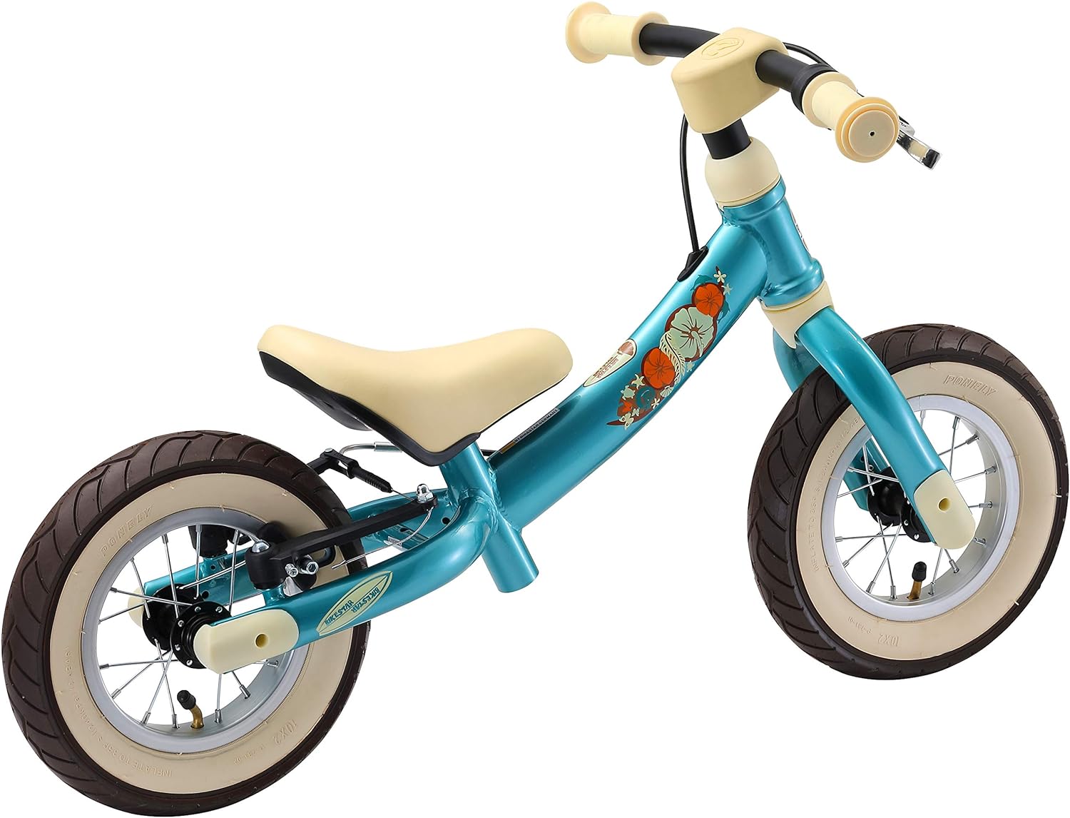 Bikestar children\'s training bike for girls from 2 to 10 years old, 3 inches, sports children\'s bike, risk-free testing.