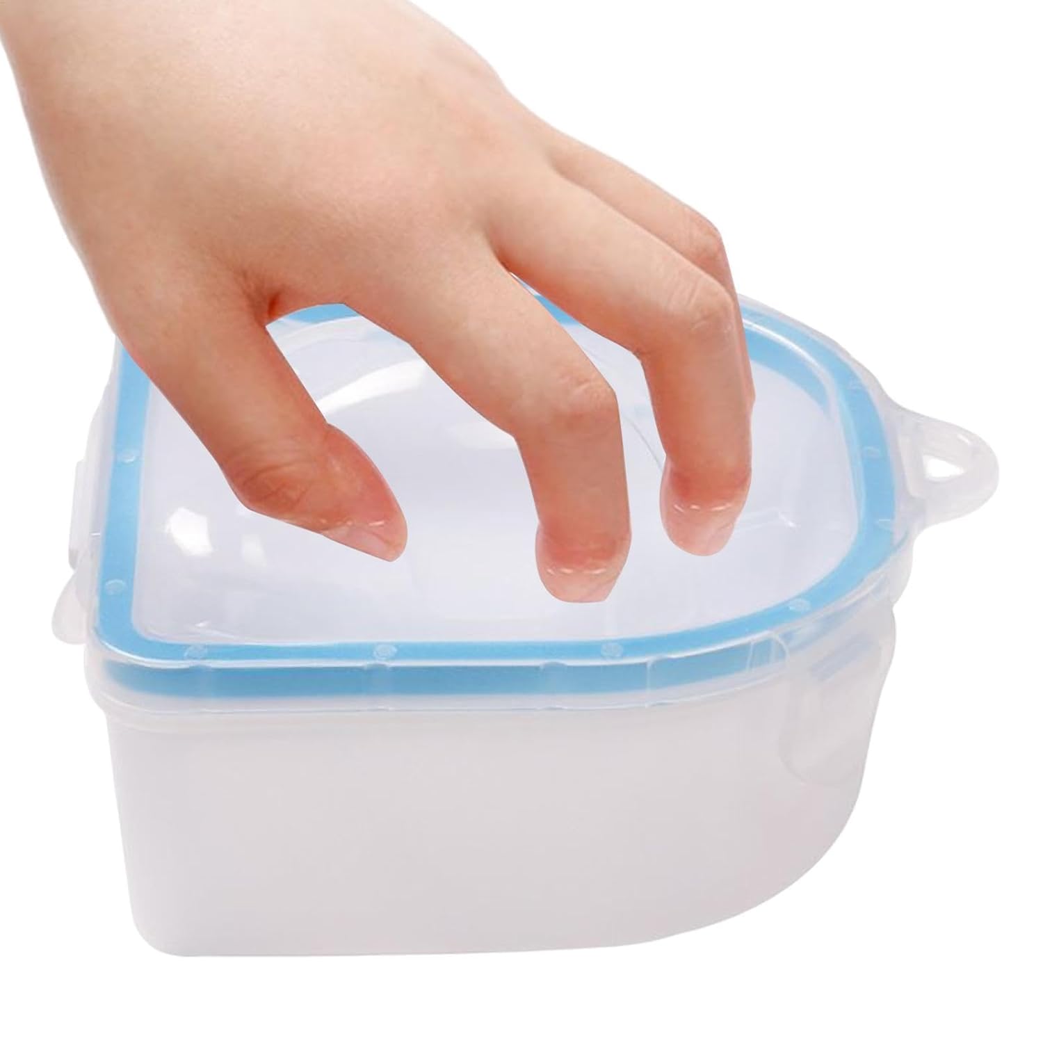 Nail Soak Off Bowl | Double Layer Acrylic Soak Off Nail Remover Tray | Gel Nail Polish Dipping Powder Remover for Salon Nail Art Tool for Salon Nail Art