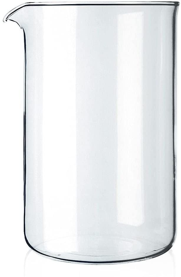 Bodum 1512-10 12-cup coffee mug replacement mug, glass - transparent, 1.5 L