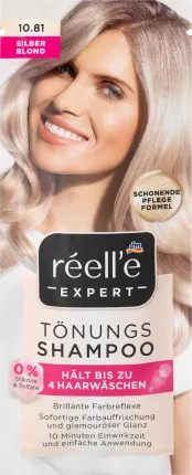 réell‘e EXPERT EXPERT Tinting shampoo Silverblond 10.81, 25 ml