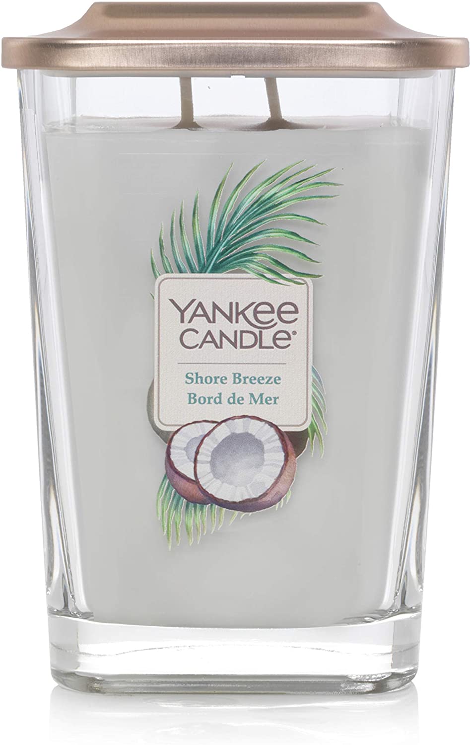 Yankee Candle Elevation Collection with Platform Lid Large 2-Wick Square Ca