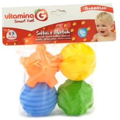Globo Toys 05213 Vitamina G Gomm Olosi Ball Set (4 Parts)