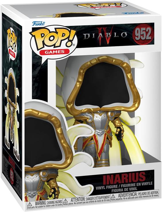 Funko Pop! Games: Diablo 4 - Inarius - Vinyl Collectible Figure - Gift Idea - Official Merchandise - Toys For Children and Adults - Video Games Fans - Model Figure For Collectors and Display