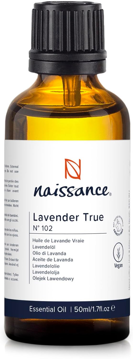 Naissance Lavender Oil (No. 102), 50 ml, 100% Natural Essential Oil