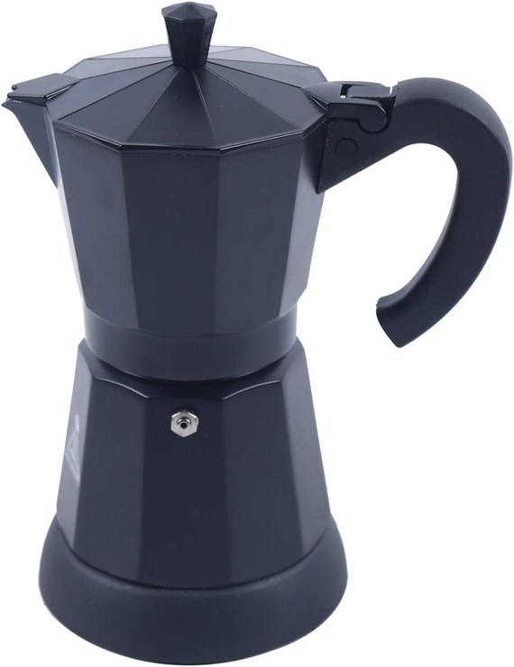 KIOPOWQ Coffee Pot Electric Espresso Coffee Machine Espresso Maker Mocha Pot 300 ml 6 Cups Black