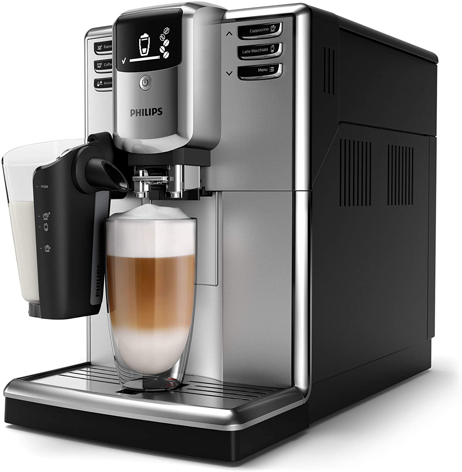Philips EP5333/10 5000 Series Coffee Maker, 1.8 L, Coffee Bean, Black, 1.8 L