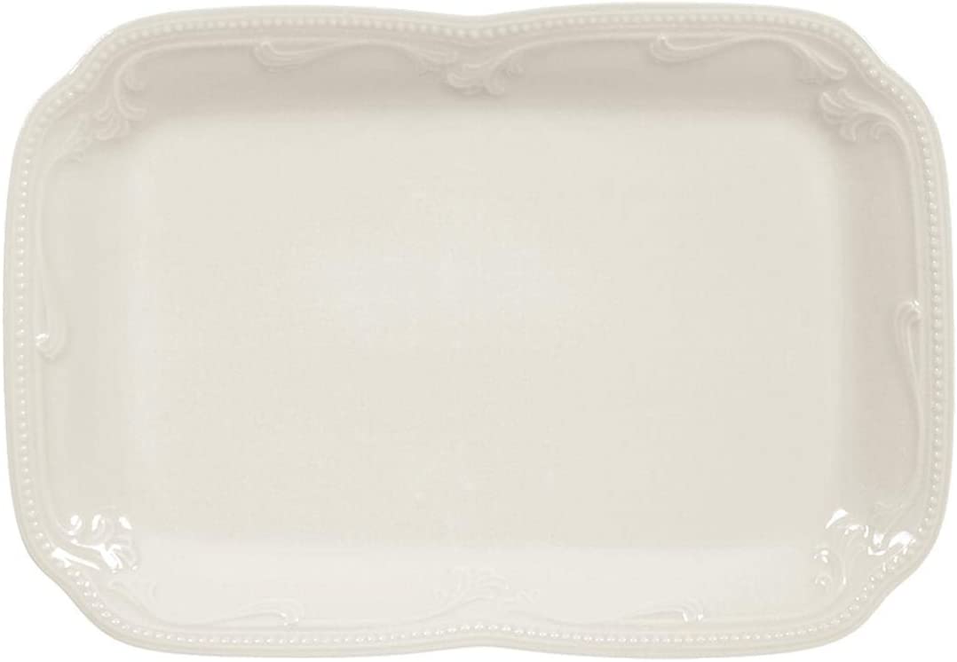 Seltmann Weiden 001.738185 Ruby Cream Butter Plate 20.5 x 14.5 cm