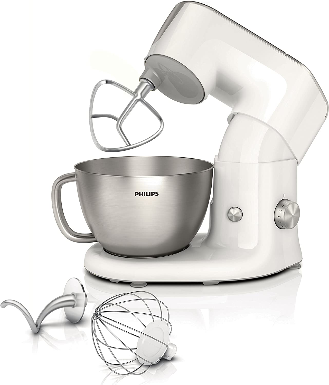 Philips HR7951/00 Food Processor Blender and Baking Set White and gray