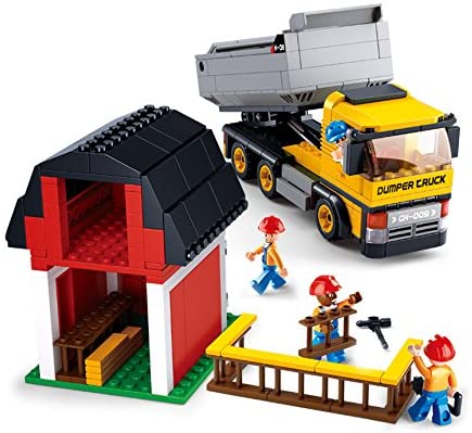 Sluban Construction Dumper Truck Construction Set (Multi-Colour)
