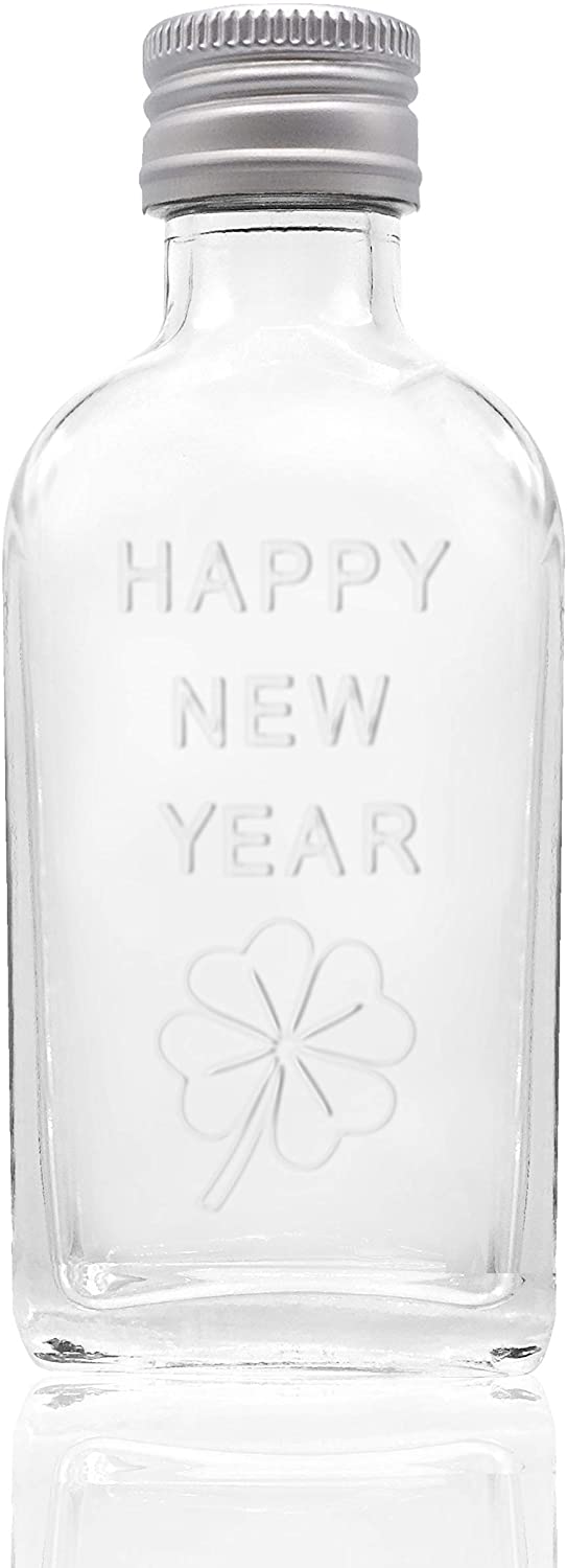 Stölzle Lausitz Stölzle Oberglas I Pack of 40 I Glass Bottles for New Year\'s Eve I with 40 ml Capacity I Liqueur Bottles for Filling for Homemade I Bottle to Give as a Gift I Gift Idea