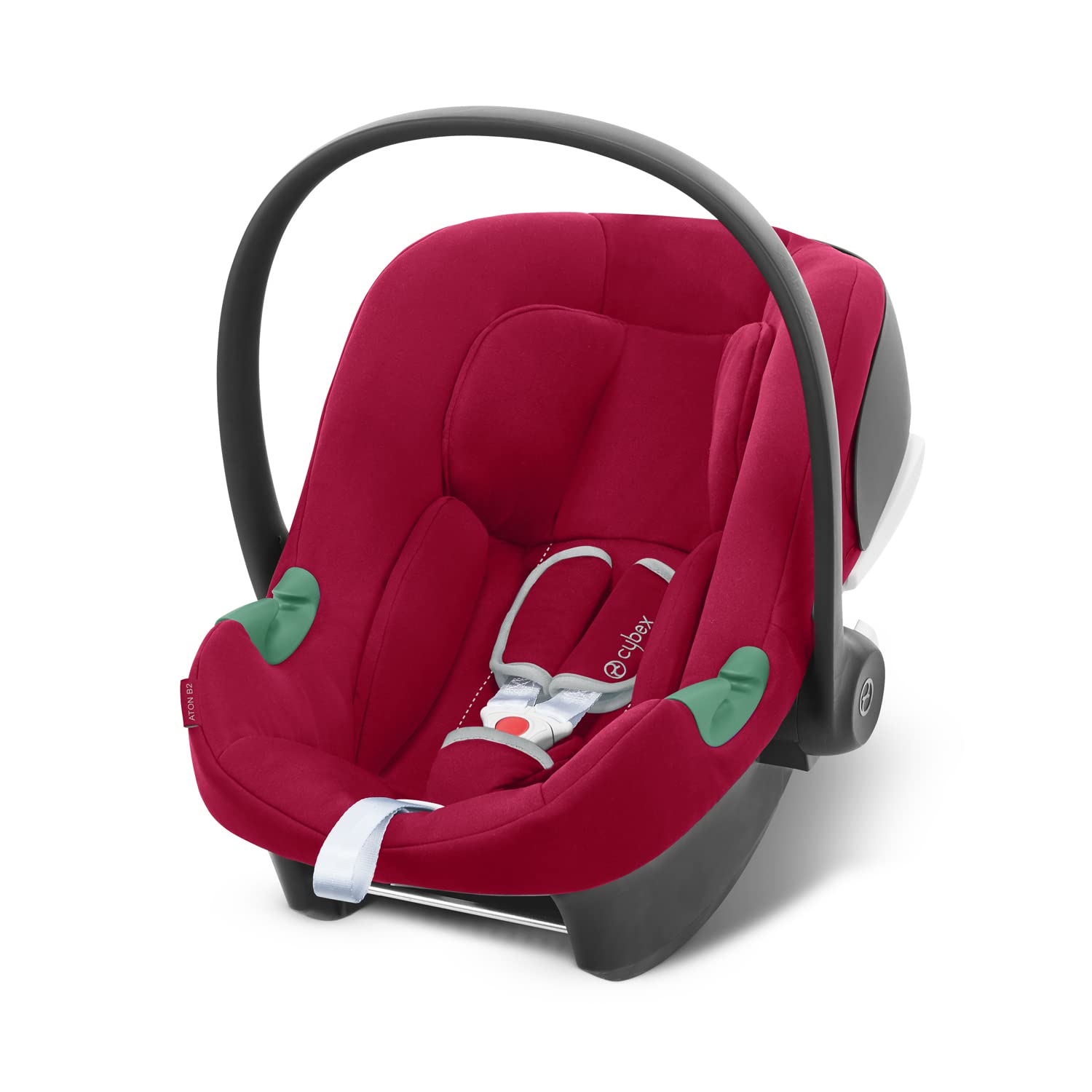 CYBEX Aton B2 i-Size Baby Car Seat from Birth to Approx. 24 Months, Max. 13 kg, Includes Newborn Insert, SensorSafe Compatible, Dynamic Red
