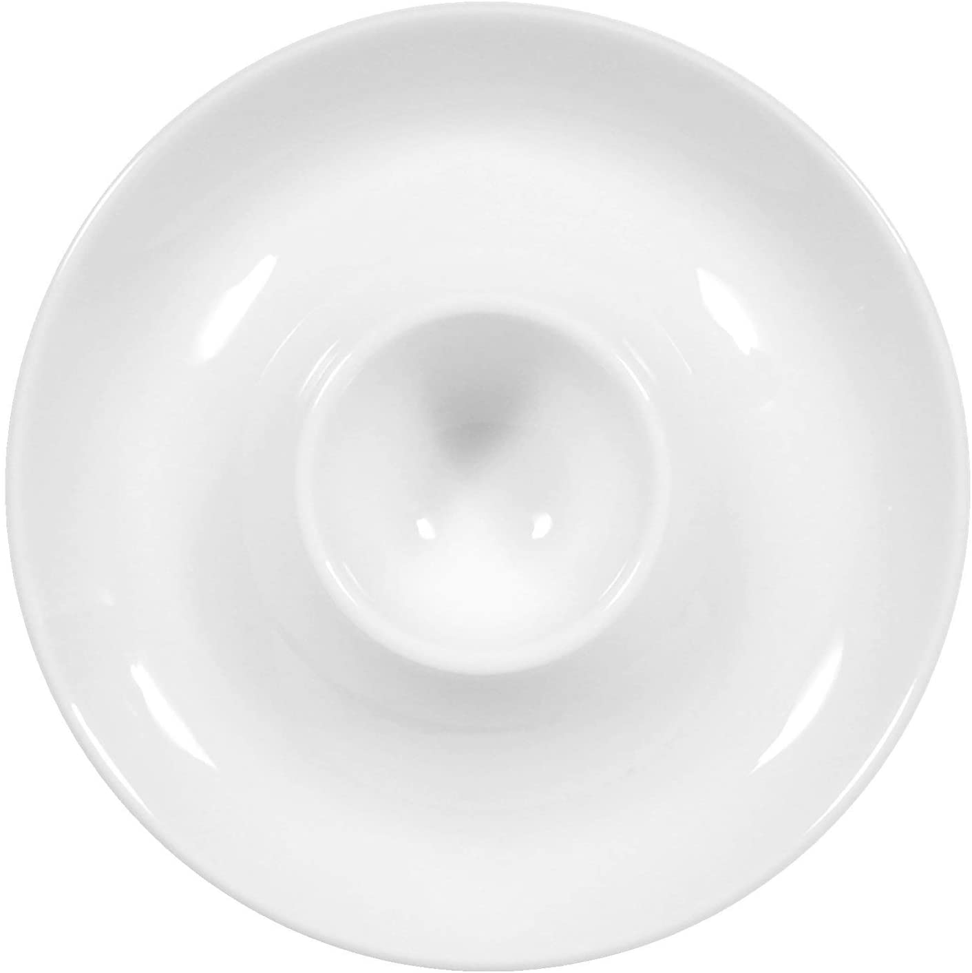 Seltmann Weiden Compact Egg Cup with Tray, Egg Holder, Porcelain, White, Dishwasher Safe, 1458671