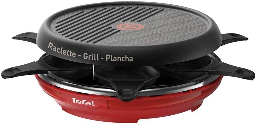 Tefal Raclette Colormania Rouge 850W 6 People RE12A512