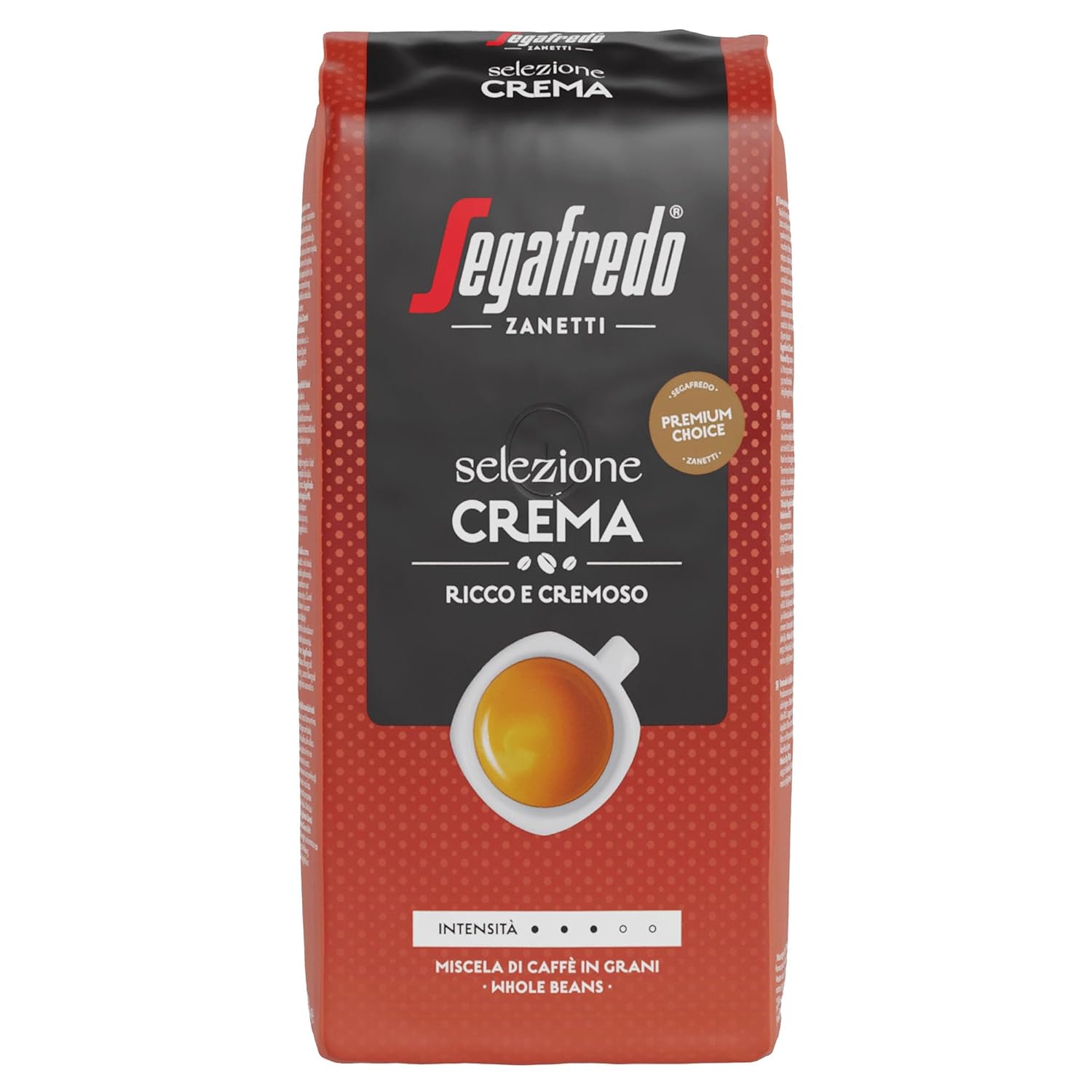 Segafredo Zanetti Selezione Crema Bean, Pack of 1 (1 x 1 kg)