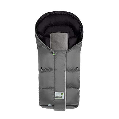 Odenwälder DONNY GO Stroller Footmuff Stone-Grey Comfort Length 98 cm Suitable for All Pushchairs and Buggies