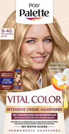 Hair color Vital Color 9-40 Middle Blond, 1 ST