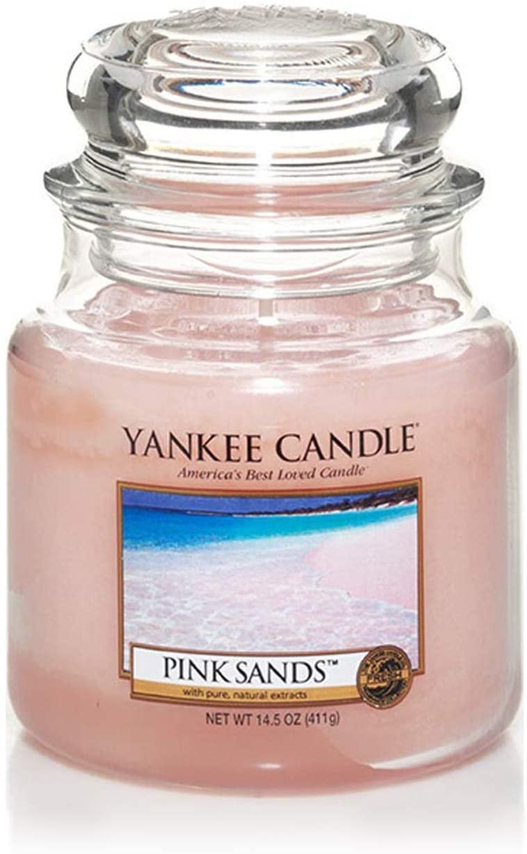 Yankee Candle Medium Jar Candle, Pink Sands