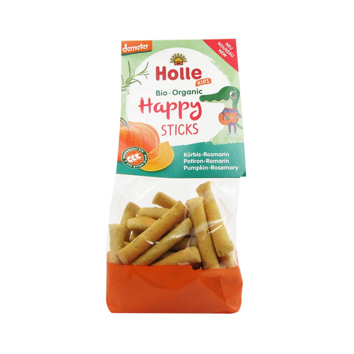 Holle Bio Happy Sticks Organic Pumpkin and Rosemary 100g