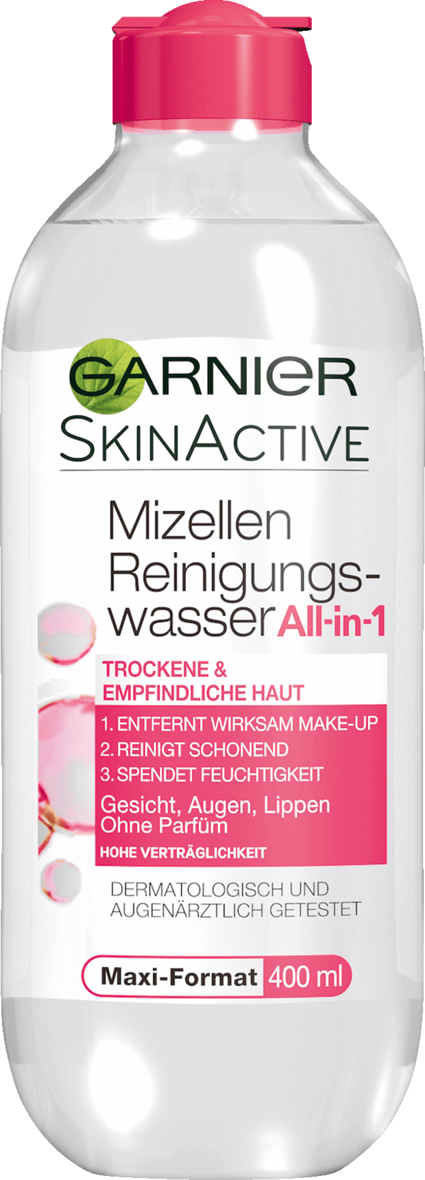 Garnier Mizelle Micellar Cleansing Water For Dry & Sensitive Skin, 400 Ml