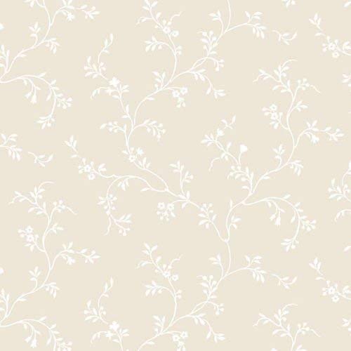ab27670  Pretty Prints 4 draws floral beige and white Wallpaper gallery