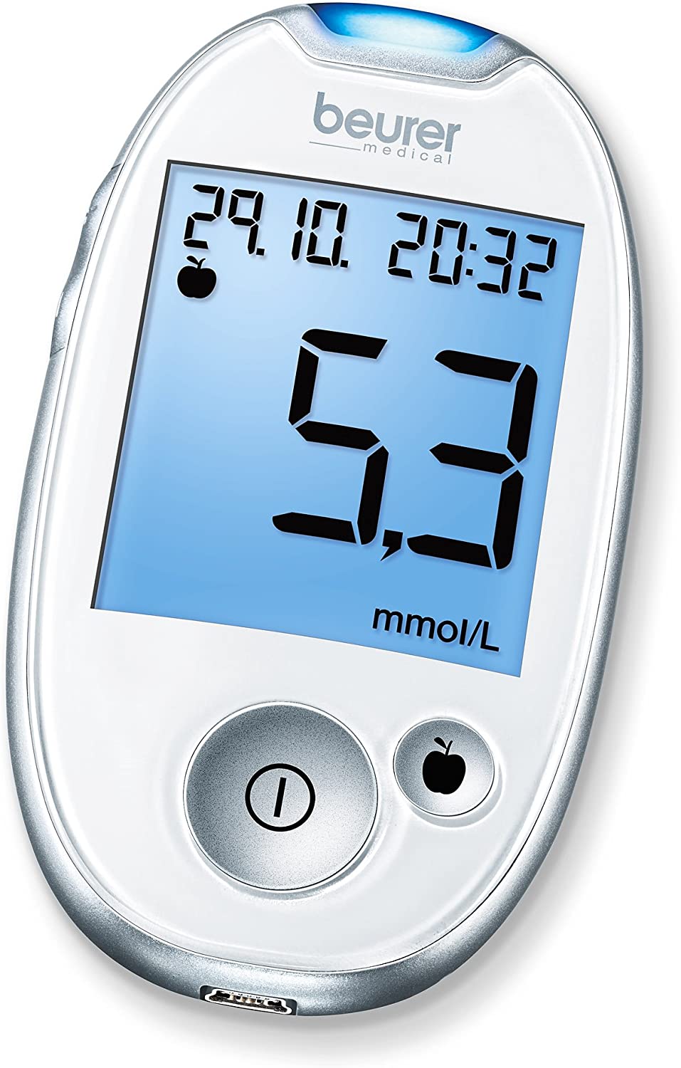 Beurer GL 44 mmol/l Blood Glucose Monitor White