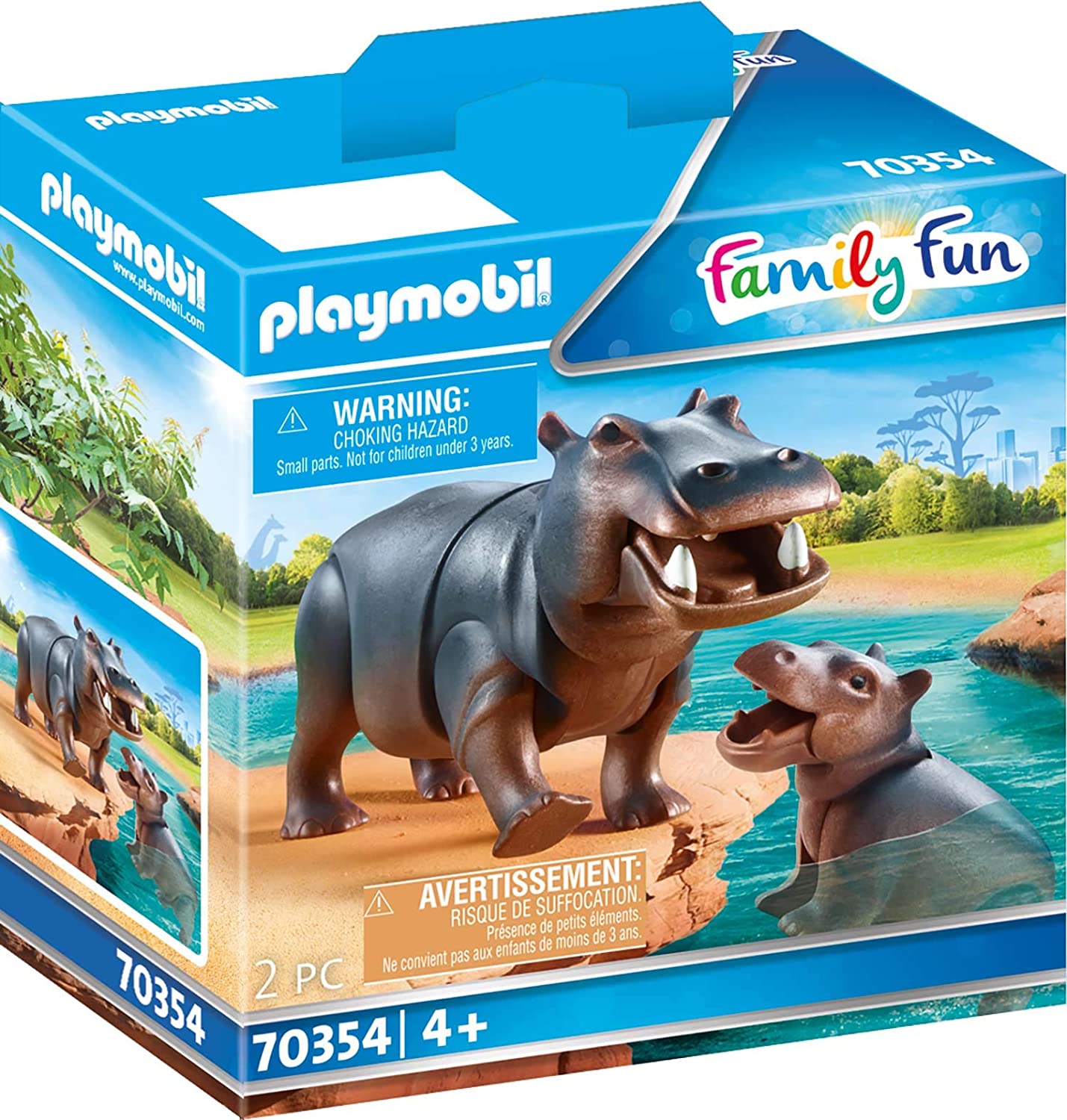 Playmobil 70354 River Horse With Baby Age 4 Years And Above