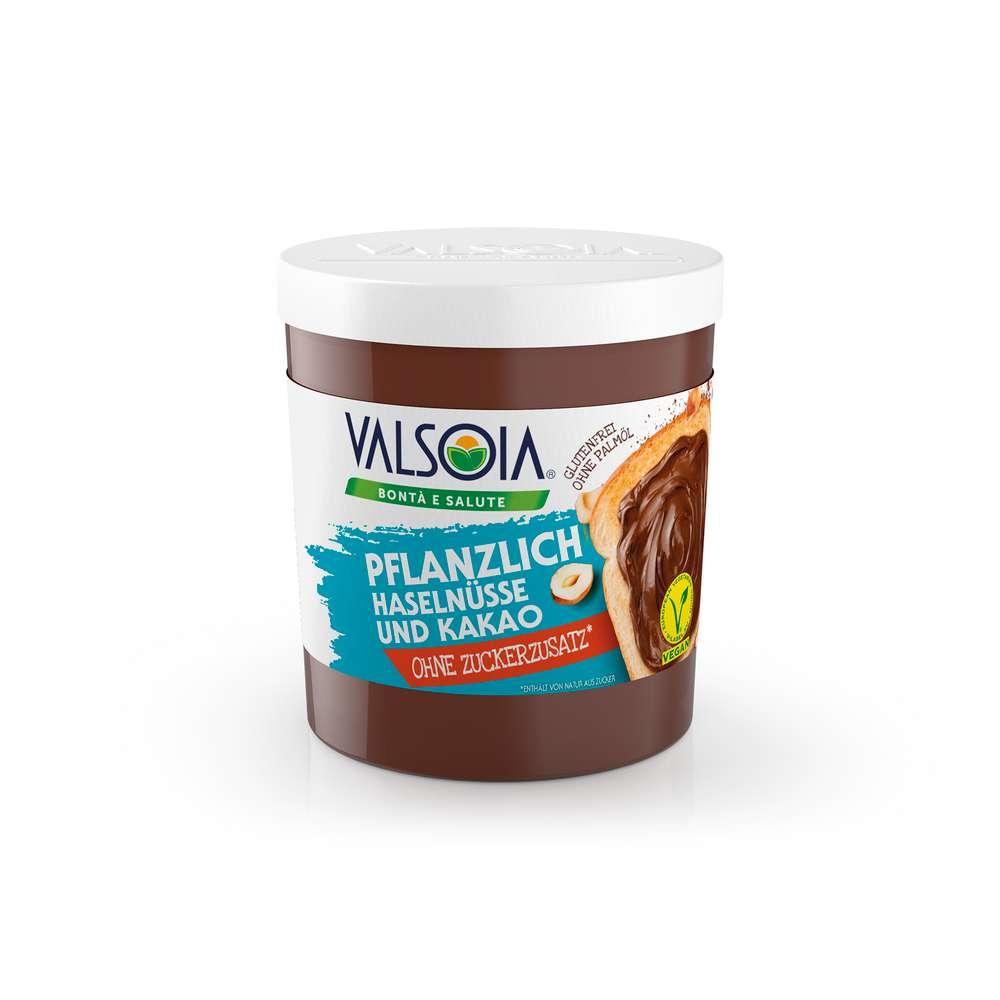 Val La Crema with no added sugar, hazelnuts & cocoa, vegan