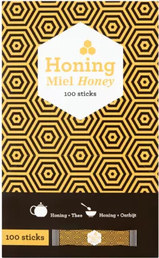 Van Oordt - Honey Sticks 100 pieces | Box of 100 pieces