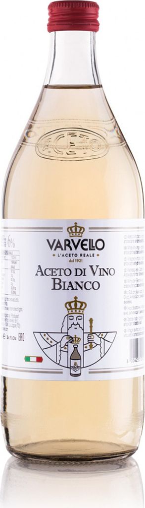 Varvello Aceto Di Vino Bianco White Wine Vinegar L Aceto Reale 1000ml