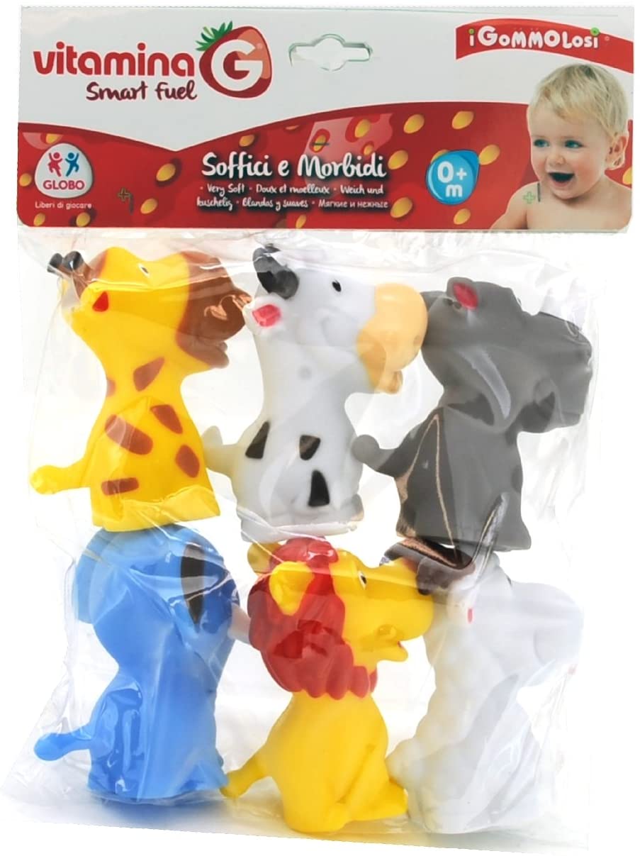 Globo Toys GLOBO05214 Vitamina G Gomm Olosi Animal (6 Pieces)