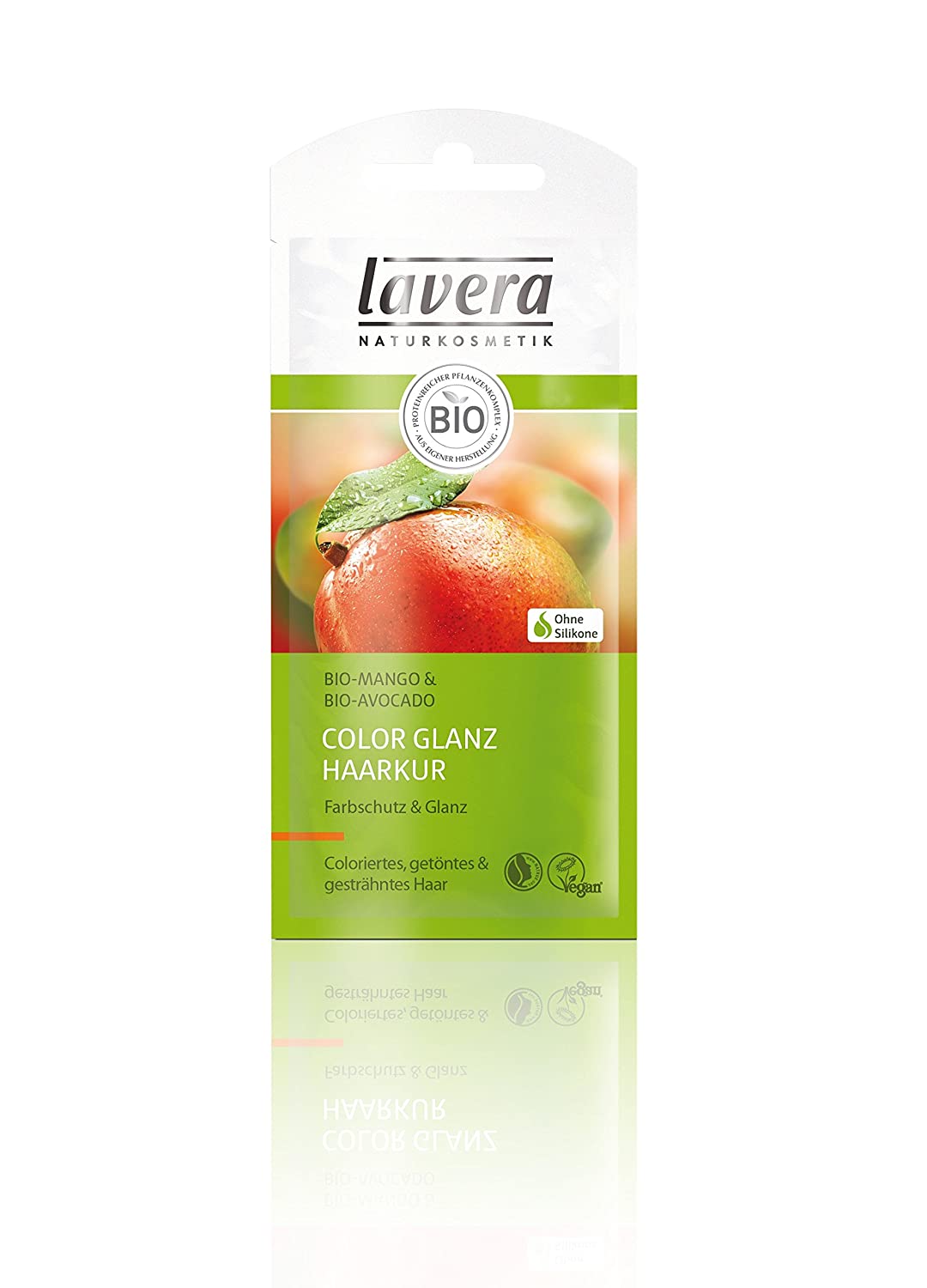 Lavera Mango Milk Hair Treatment for Coloured Hair & Colour Protection Sachet in Tray) 25 ml