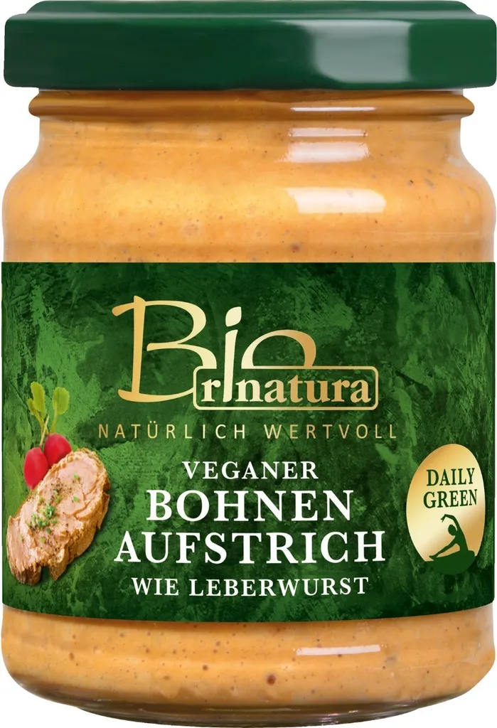Veganer Brotaufstrich wie Leberwurst vonrinatura, 110g