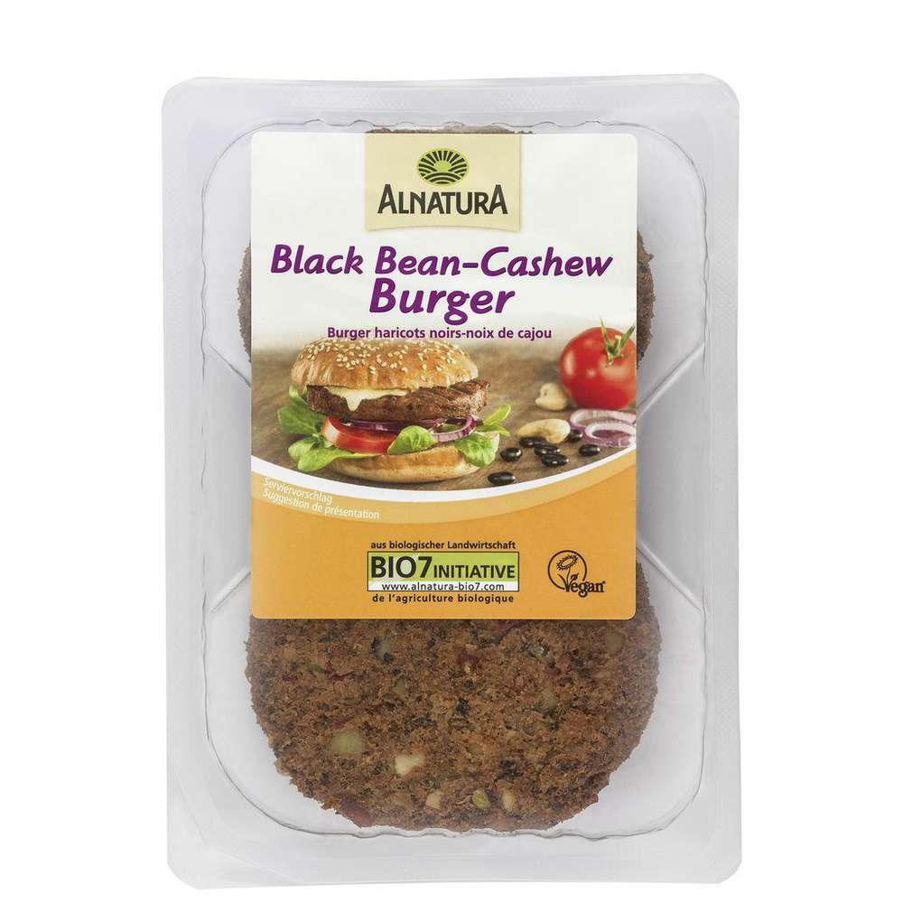 Vegan burger, black bean cashew