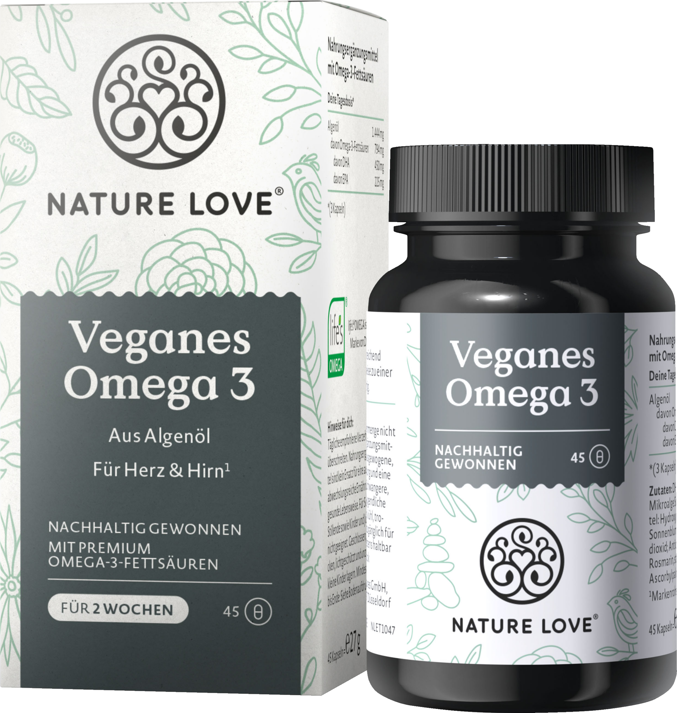 Vegan Omega 3 capsules