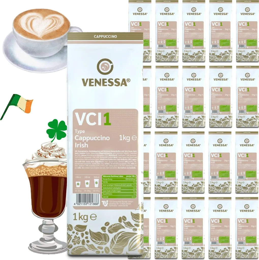 VENESSA Cappuccino Irish VCI1 -  20 x 1kg
