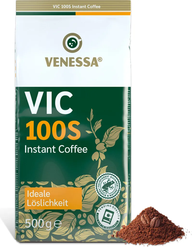 VENESSA VIC 100S Instant Coffee 10 x 500g Löslicher Premium Bohnenkaffee
